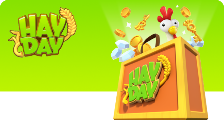Hay Day — алмазы, ваучеры и ускорители для фермы